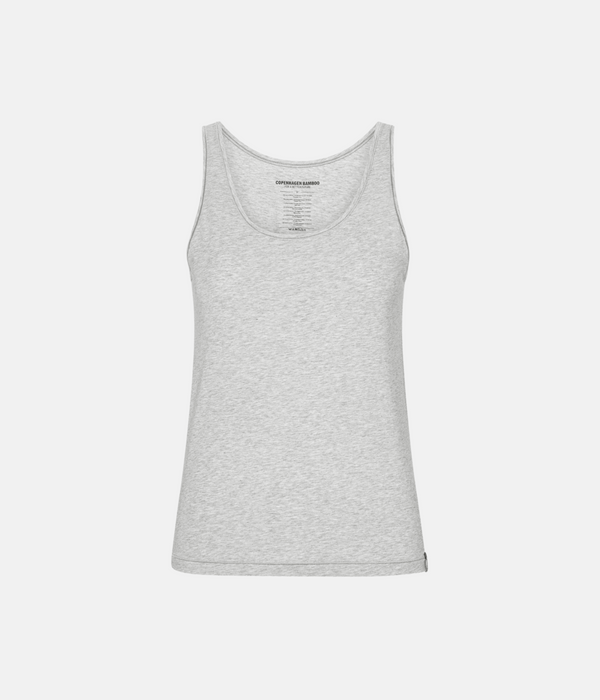 Grå bambus tank top - 2 pak Copenhagen Bamboo