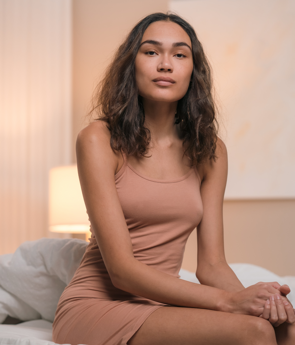 Tan Bambus-Unterrock