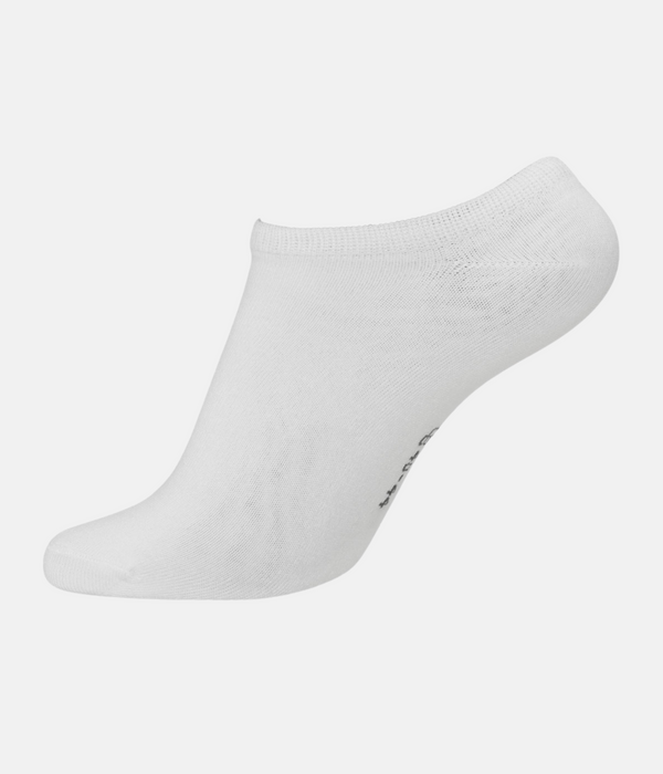 5 Paar weiße Füßlinge aus Bambus