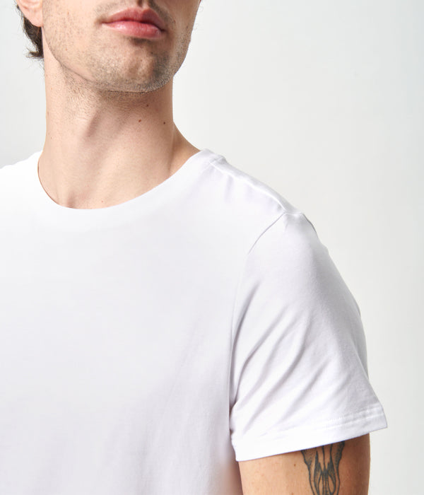 Hvid crew neck bambus T-shirt Copenhagen Bamboo