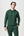 Grüner Bambus-Kapuzenpullover mit Logo