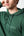 Grüner Bambus-Kapuzenpullover mit Logo