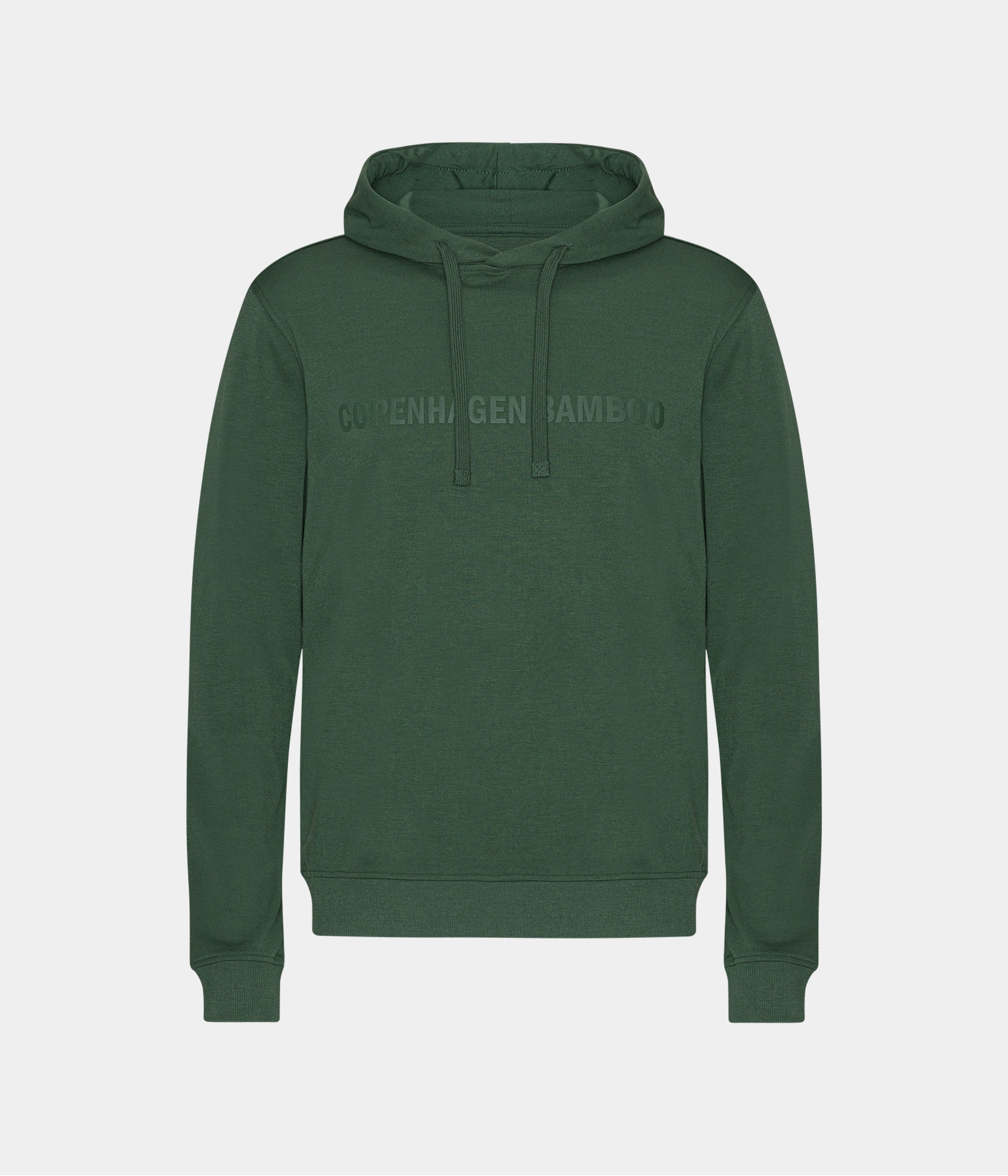 Grøn bambus hoodie med logo XS   Copenhagen Bamboo