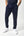 Marineblaue Bambus-Sweatpants mit Logo