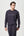 Dunkelgraues Sweatshirt aus Bambus mit Logo