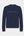 Marineblaues Bambus-Sweatshirt mit Logo