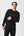 Schwarzes Sweatshirt aus Bambus mit Logo
