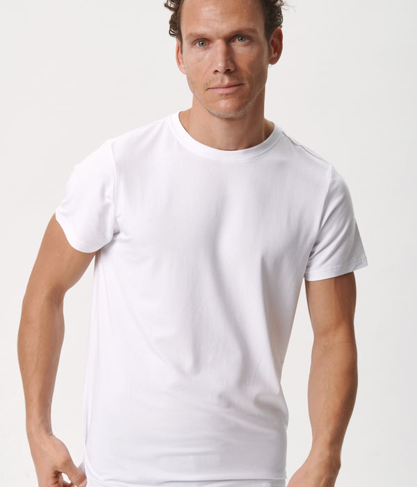 3 pak bambus T-shirt hvid/night sky/forest night