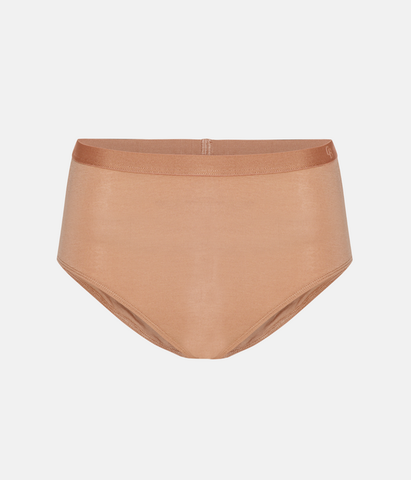 Tan Bambus-Maxislips - 3er-Pack