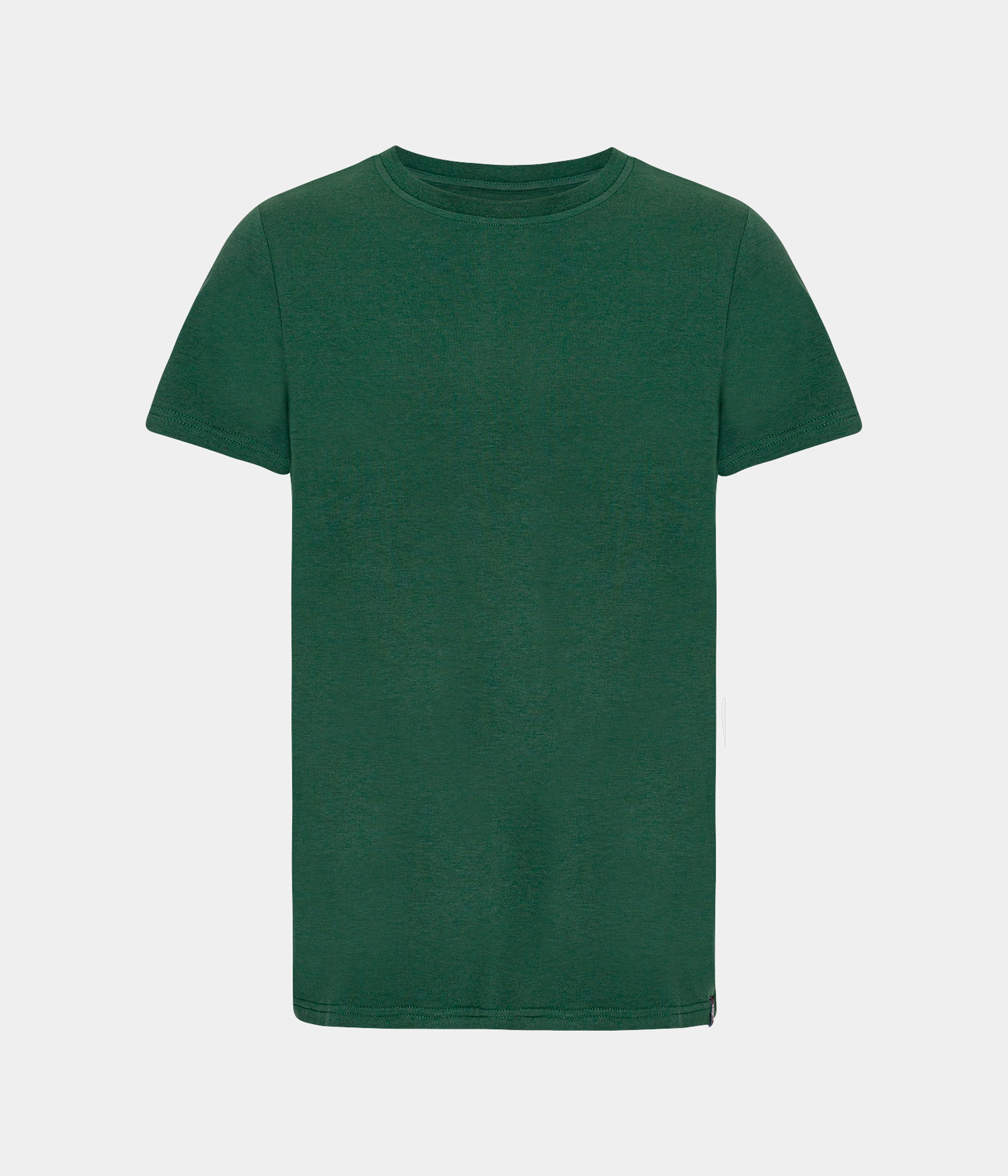 Grøn crew neck bambus T-shirt S   Copenhagen Bamboo